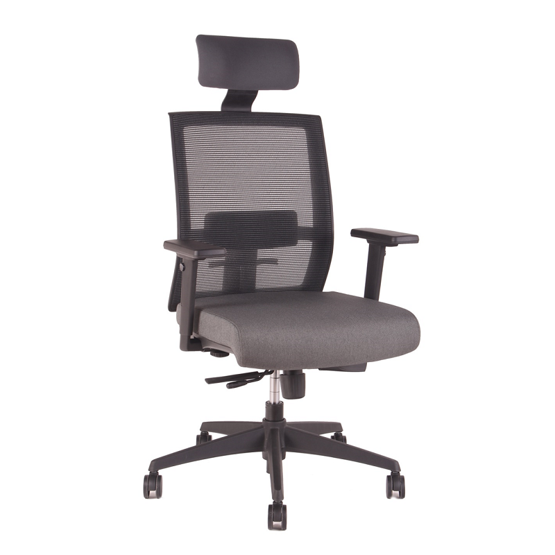 Silla Ejecutiva Ergonómica Thor con Apoyacabeza y Deslizador