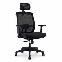 Silla ejecutiva Work Up con cabecero en vista 45 grados