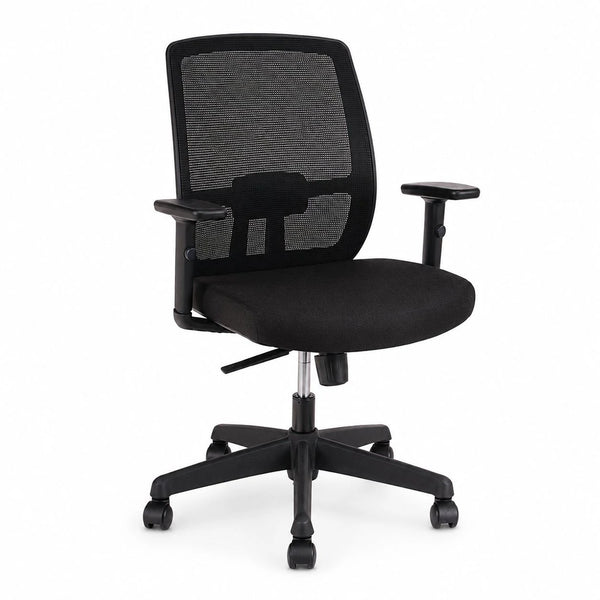 Silla ejecutiva Work Up sin cabecero en vista 45 grados