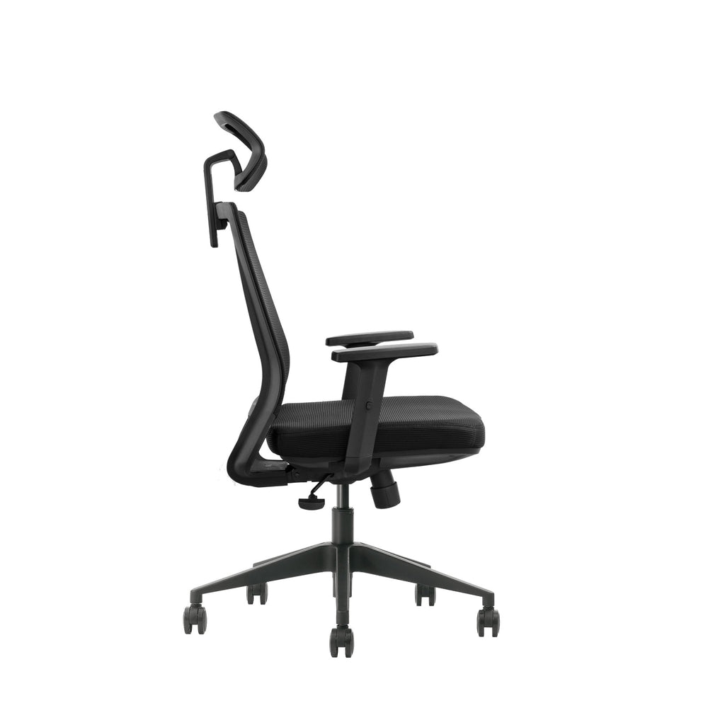 Silla Florencia con cabecero vista lateral