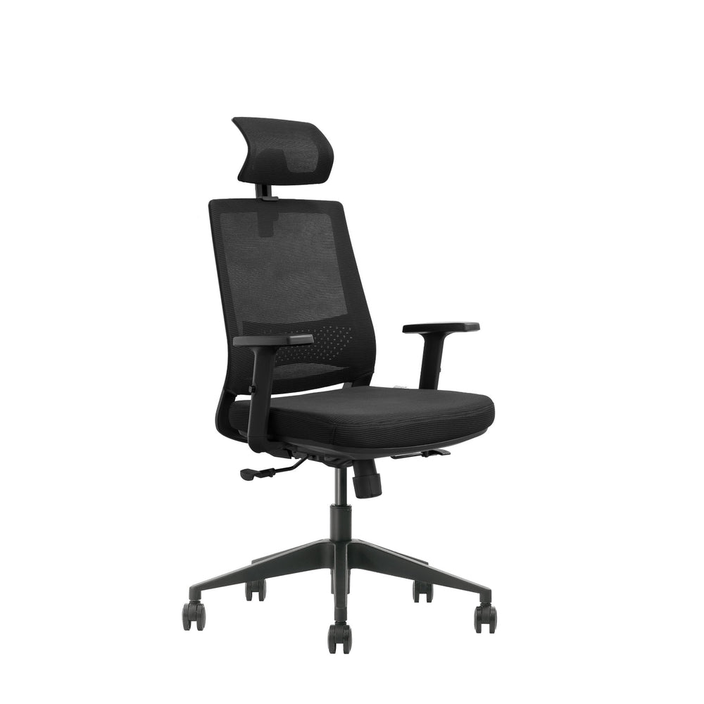 Silla Florencia con cabecero vista tres cuartos