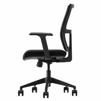 Vista lateral de silla ergonómica Torhu con soporte lumbar
