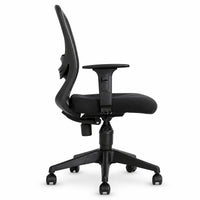 Silla de escritorio Vela VICCA con brazos regulables, vista lateral