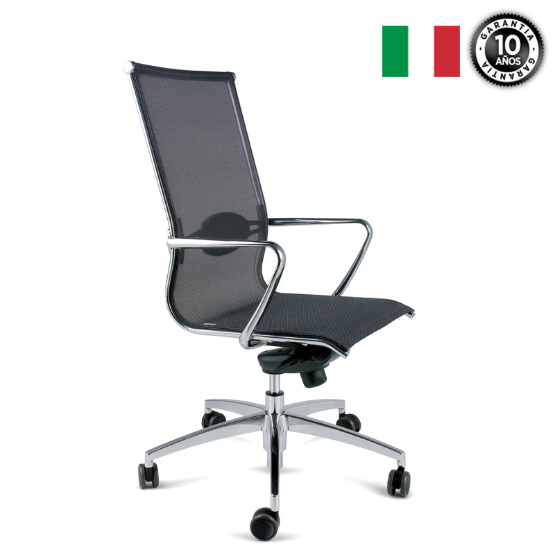 Silla Gerencial Alia Alta Full Malla Italiana