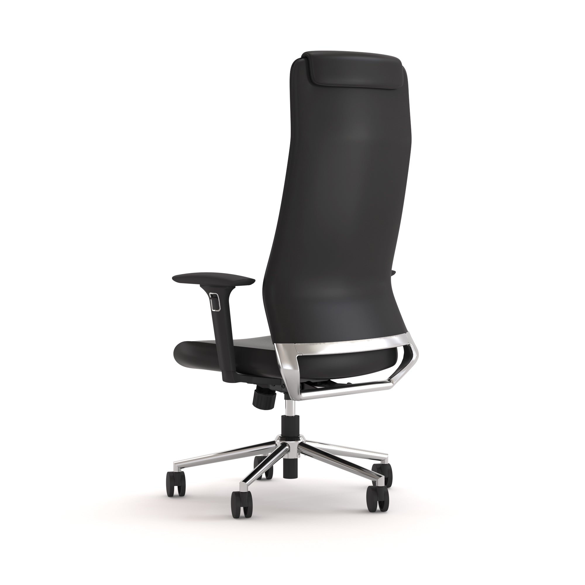 Silla Gerencial Argos de Cuero PU con Brazos 3D