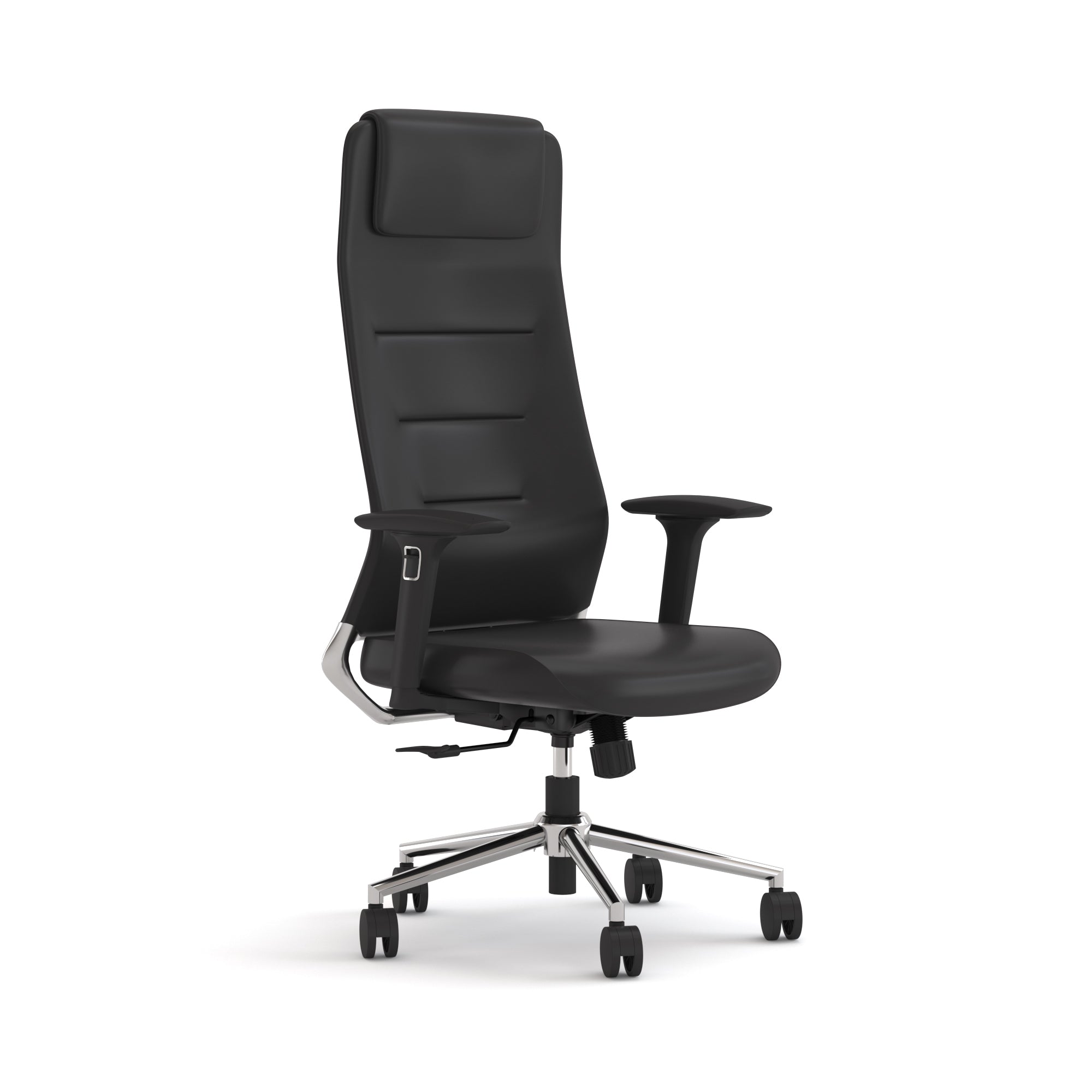 Silla Gerencial Argos de Cuero PU con Brazos 3D