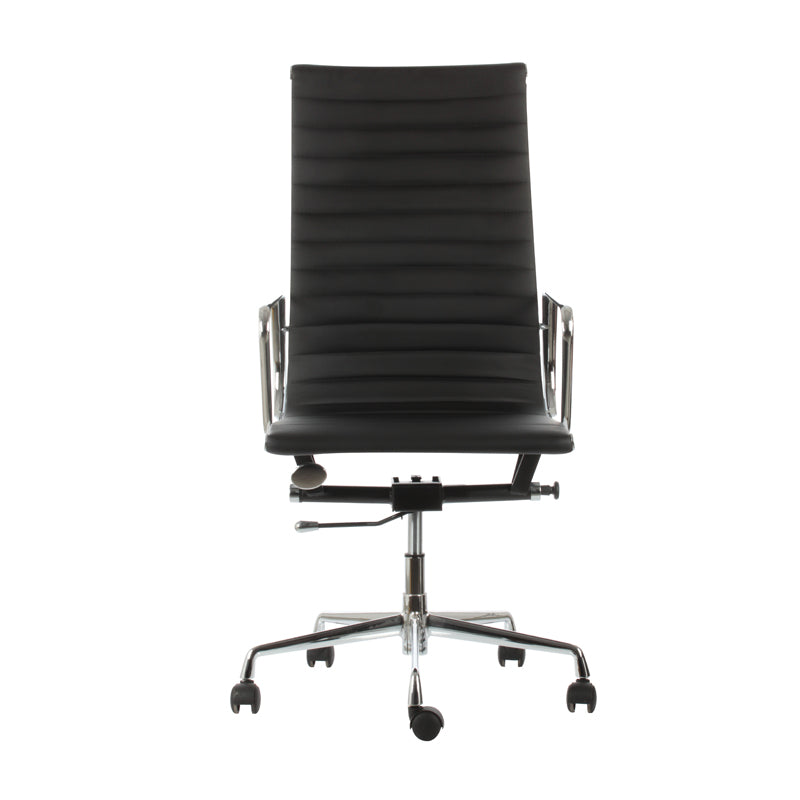 Silla Gerencial Line Alto de Ecocuero Negro
