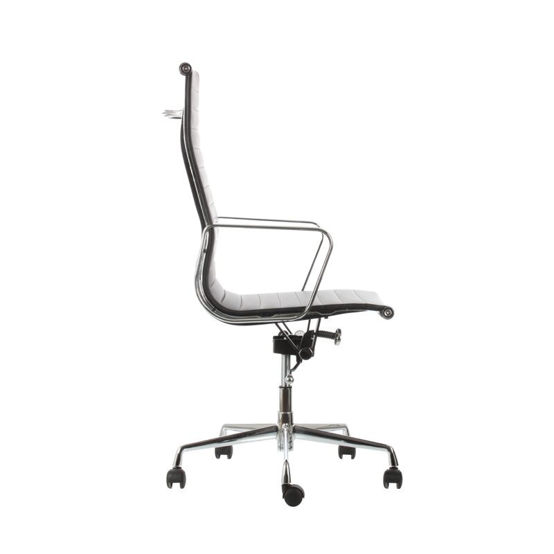 Silla Gerencial Line Alto de Ecocuero Negro