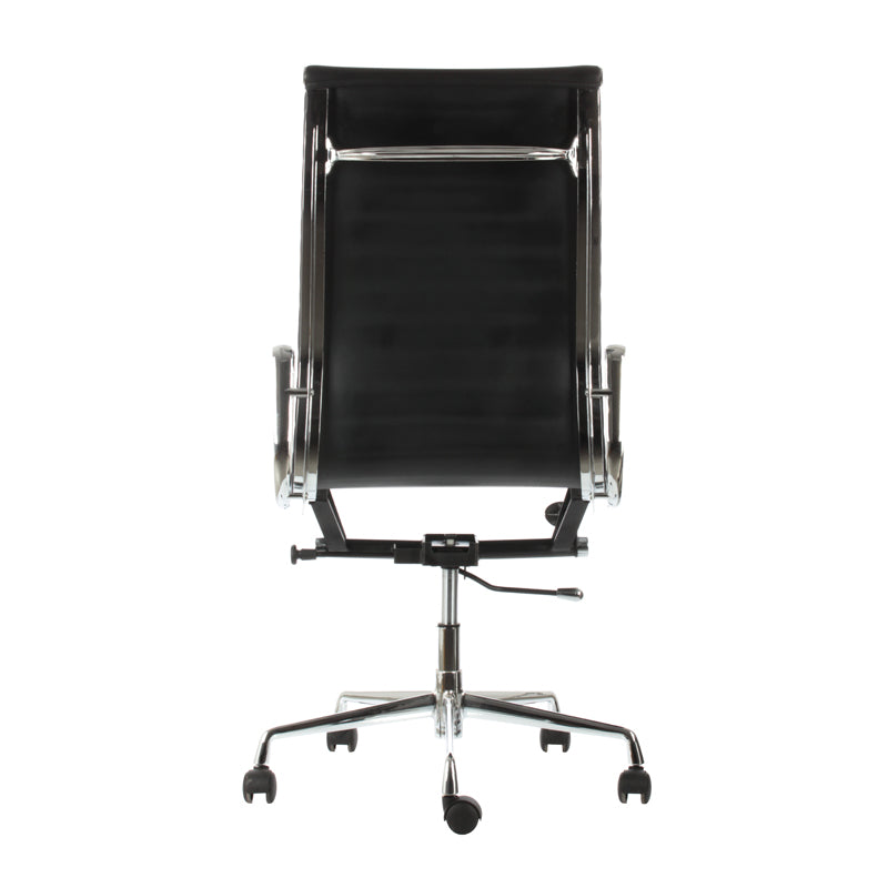 Silla Gerencial Line Alto de Ecocuero Negro