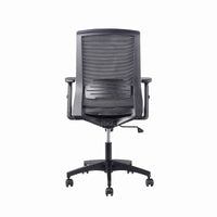 Silla ergonómica de oficina Gent, vista trasera
