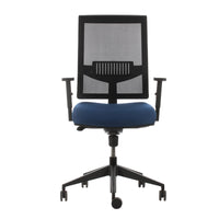 silla-oficina-join-negra de frente
