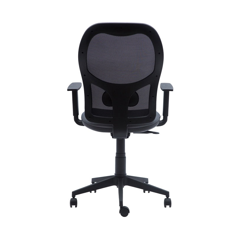 Silla de Oficina Q3 Negra, Brazo PP con Mecanismo Autopesante