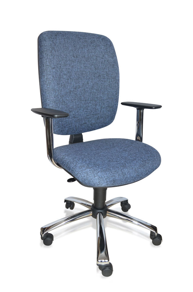 Silla Operativa Drop Alta Personalizable con Respaldo Alto