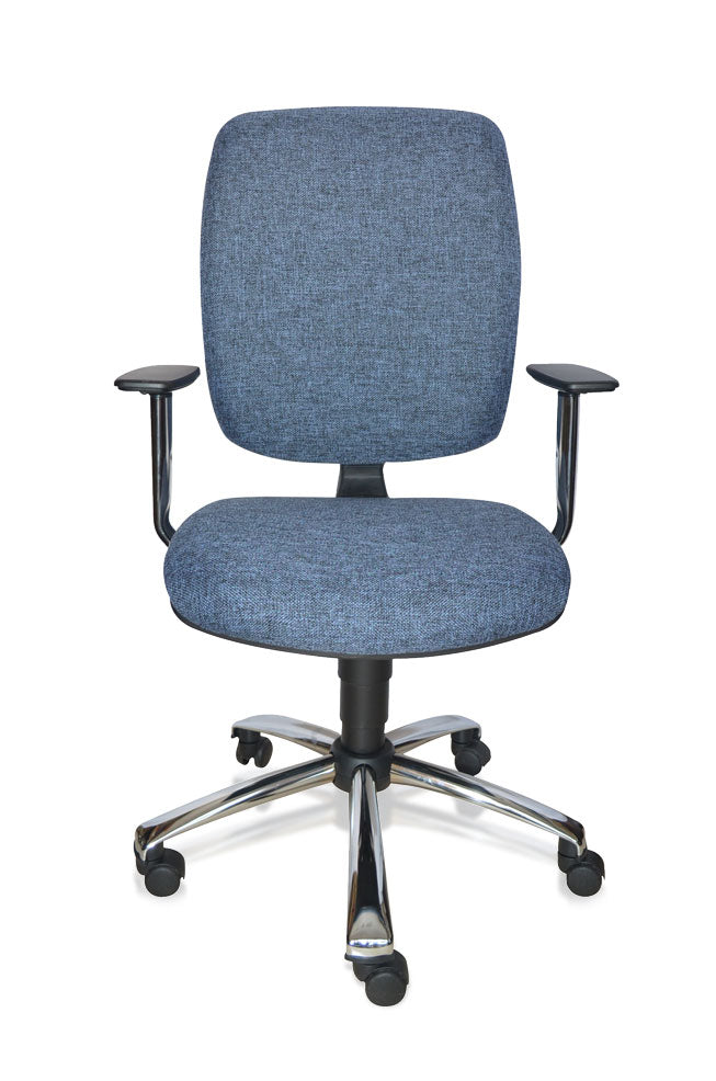 Silla Operativa Drop Alta Personalizable con Respaldo Alto
