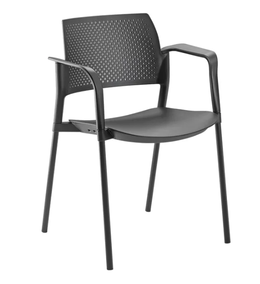 silla-para-cafeteria-kyos-polipropileno gris vicca