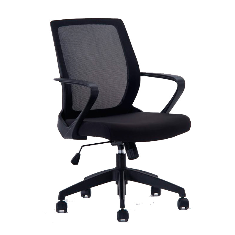 Silla de Oficina R6 Negra Reclinable con Tensión Regulable