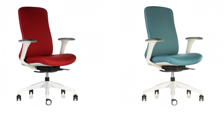 Silla Ergonómica Donnina Tapizada con Brazos 4D