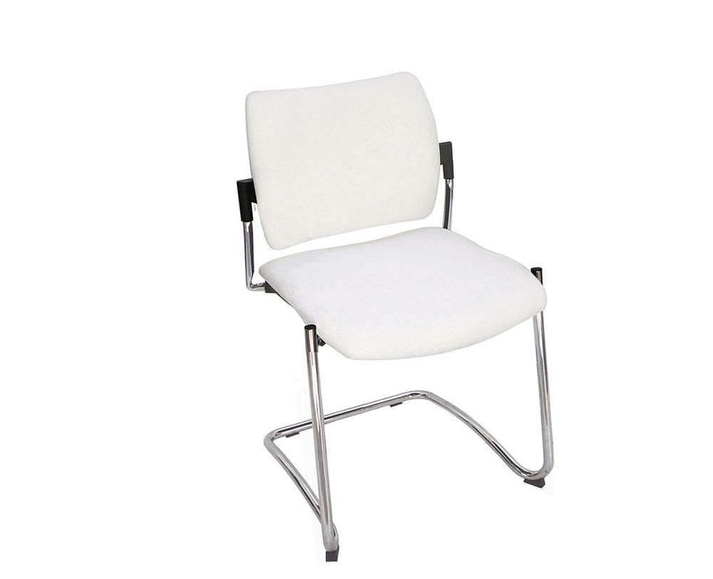 Silla de Visita Dream tapizada trineo Vicca, vista detalle