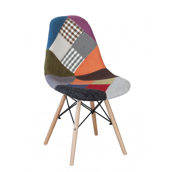 SILLA DSW PATCHWORK MULTICOLOR