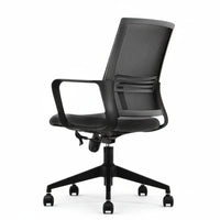 Silla de escritorio Aria con malla y apoyo lumbar, vista trasera