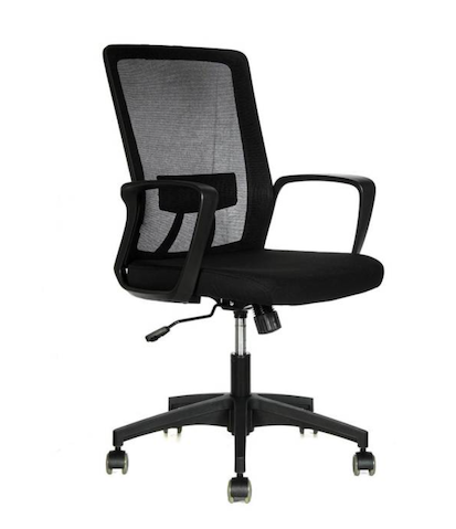 Silla de Escritorio Happy Reclinable con Respaldo de Malla