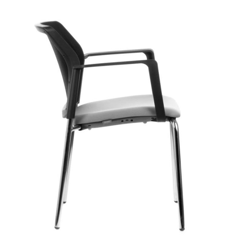 Silla Logan Respaldo Malla Asiento Tapizado