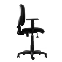 Silla operativa Torino VC224 con brazos, vista lateral