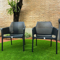 Sillón Net Relax Nardi Grafito vista lateral