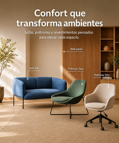 Sillones y sofás para oficina VICCA Chile