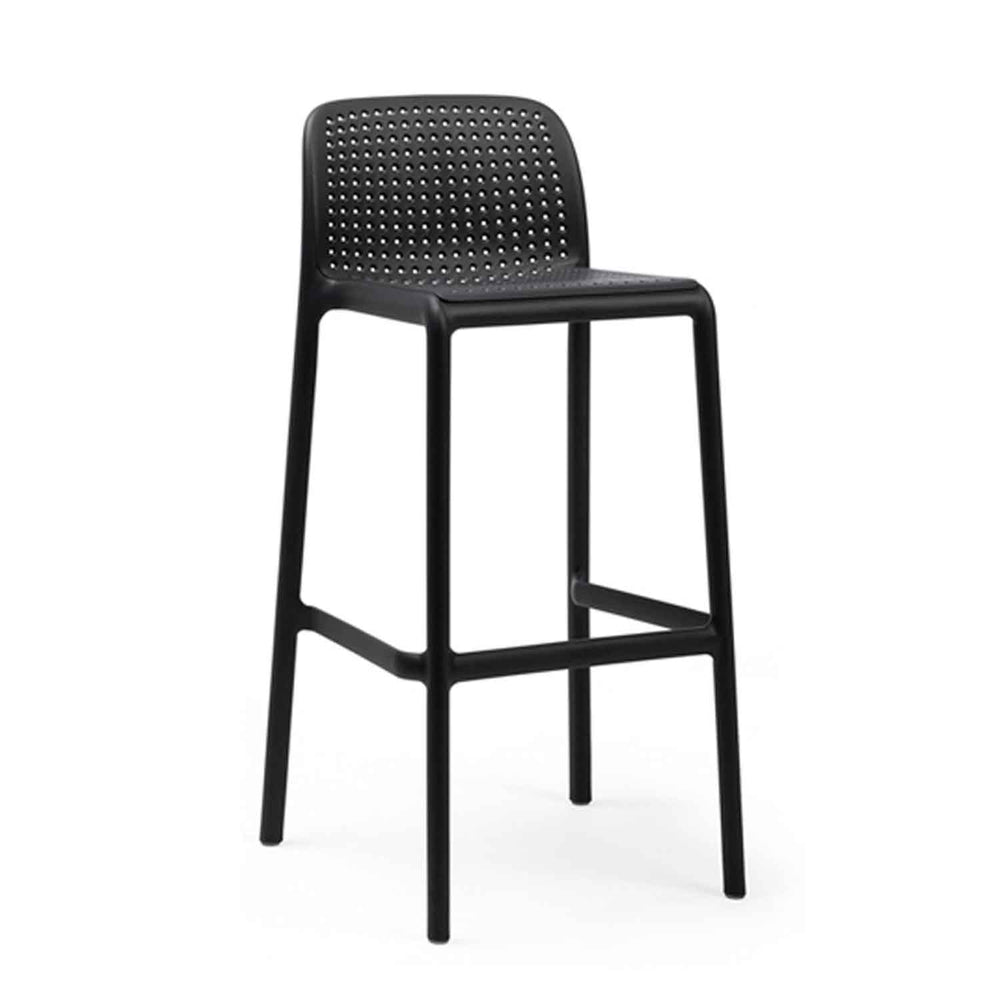 Taburete Lido Nardi Grafito 76 cm vista lateral