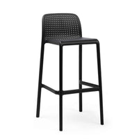 Taburete Lido Nardi Grafito 76 cm vista lateral
