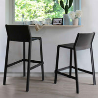 Taburete Trill Mini Nardi Grafito 65 cm vista lateral