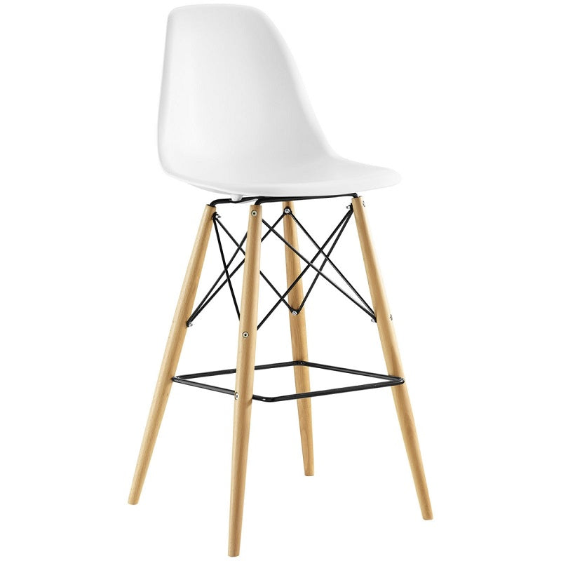 Taburete Dsw Eames Blanco