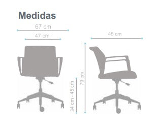 Silla Logan Giratoria Malla