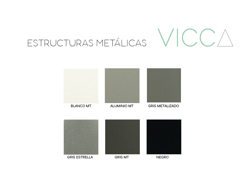 Colores Estructuras Metalicas VICCA