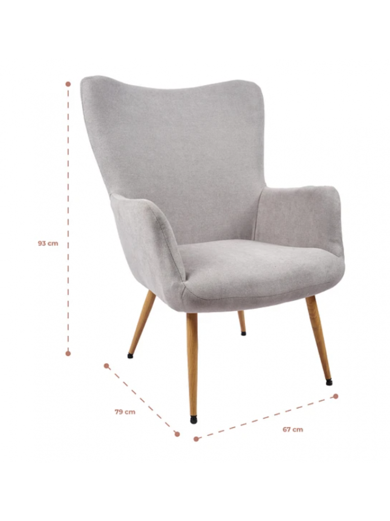 Poltrona Fabric Alta 
