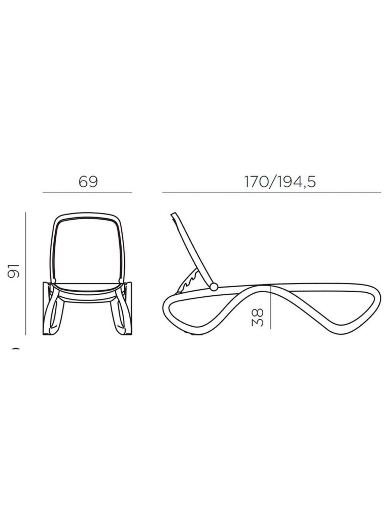 Reposera Omega Tortora