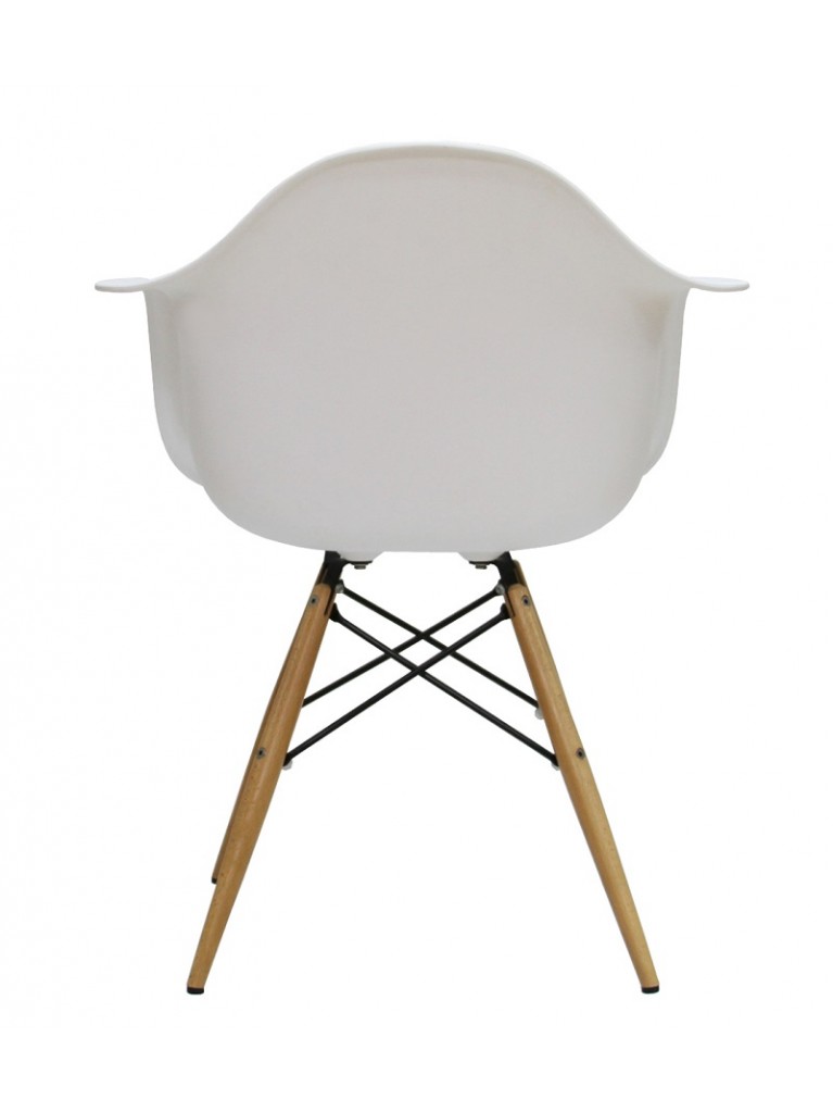 SILLA EAMES BLANCA CON BRAZOS
