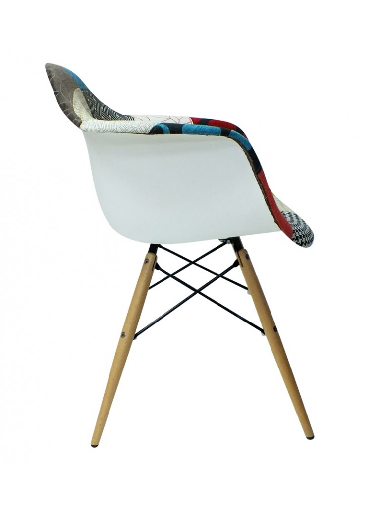 SILLA EAMES PATCHWORK MULTICOLOR