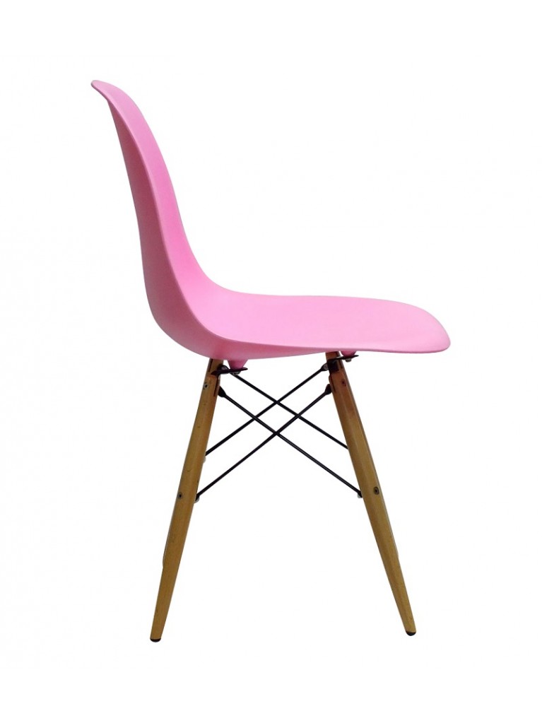 SILLA DSW EAMES ROSADA
