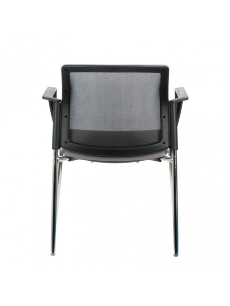 Silla Logan Respaldo Malla Asiento Tapizado 