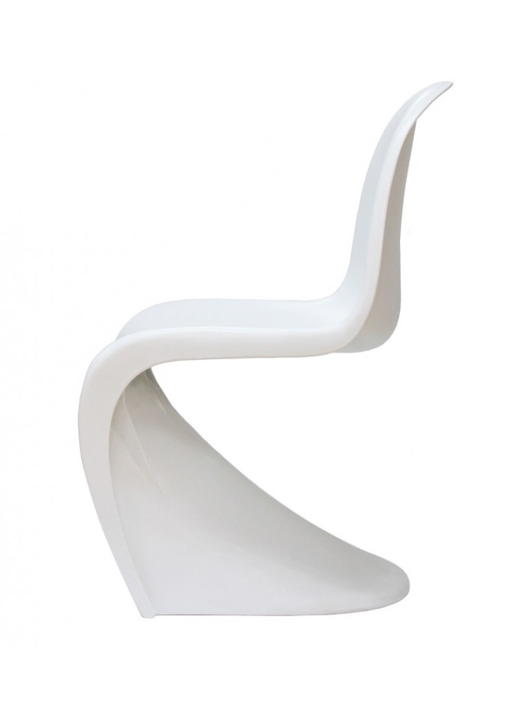 SILLA ESTILO PANTON BLANCA