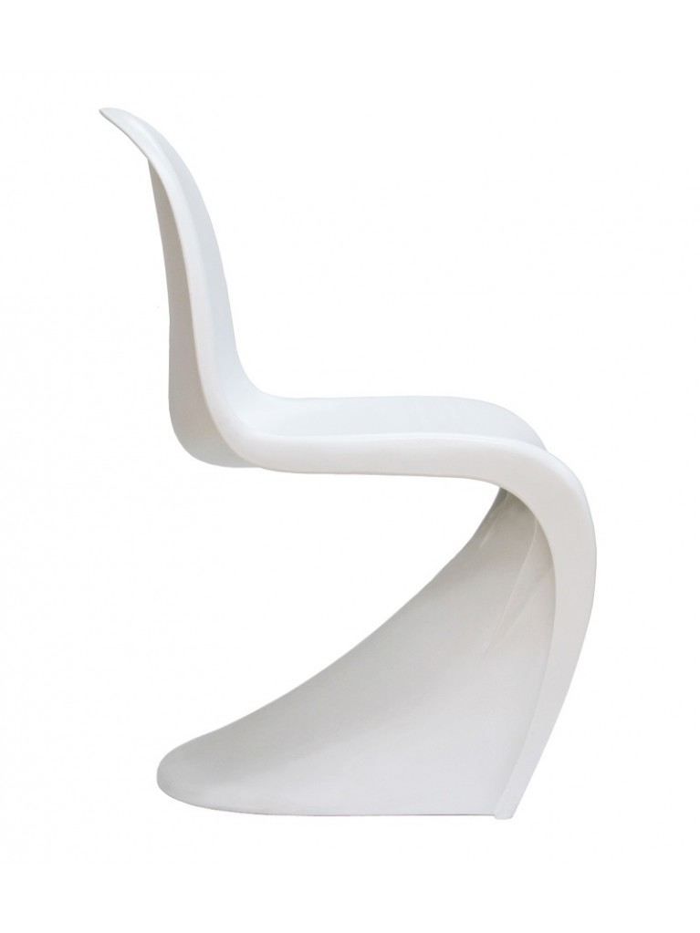 SILLA ESTILO PANTON BLANCA