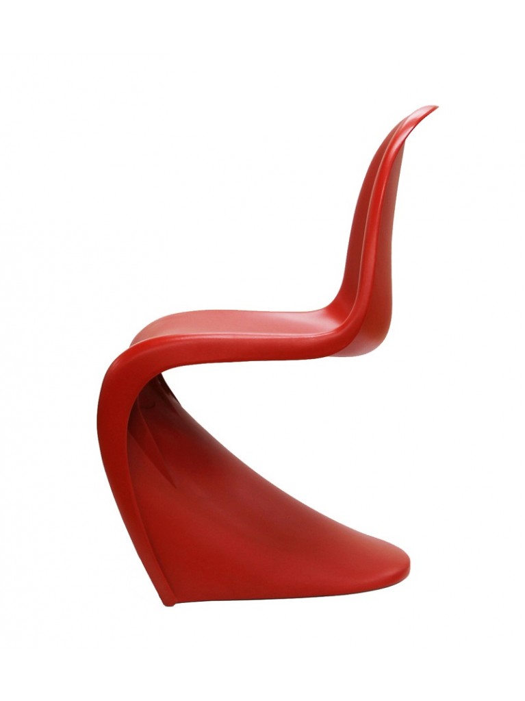 SILLA ESTILO PANTON ROJA