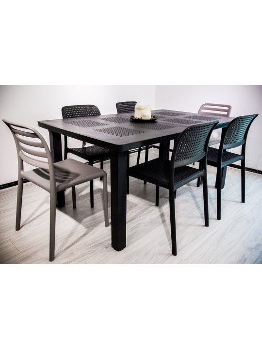 Silla Bora Grafito Nardi