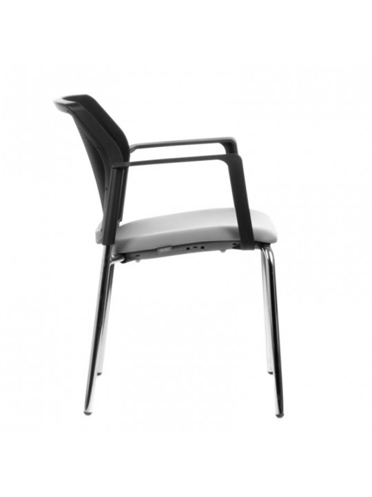 Silla Logan Respaldo Malla Asiento Tapizado 