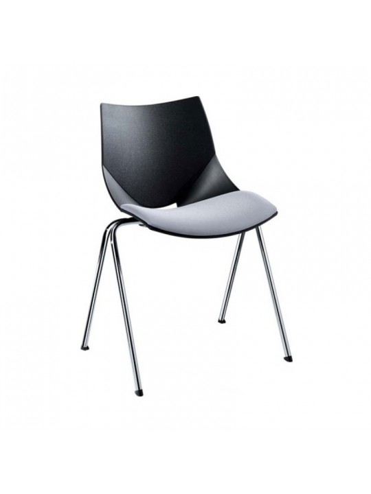 Silla Shell Asiento Tapizado